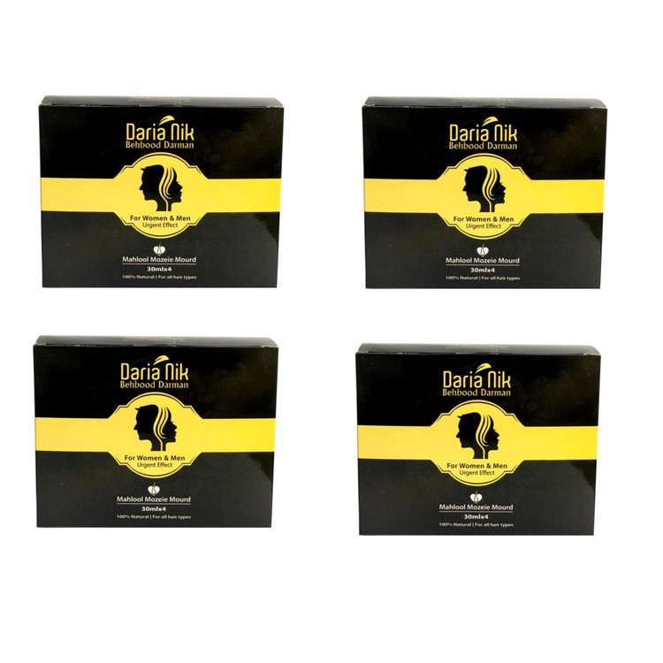 محلول ضد ریزش و رفع سفیدی مو و ابرو بهبود درمان داریا نیک مدل Mourd حجم 30 میلی لیتر مجموعه 4 عددی main 1 1
