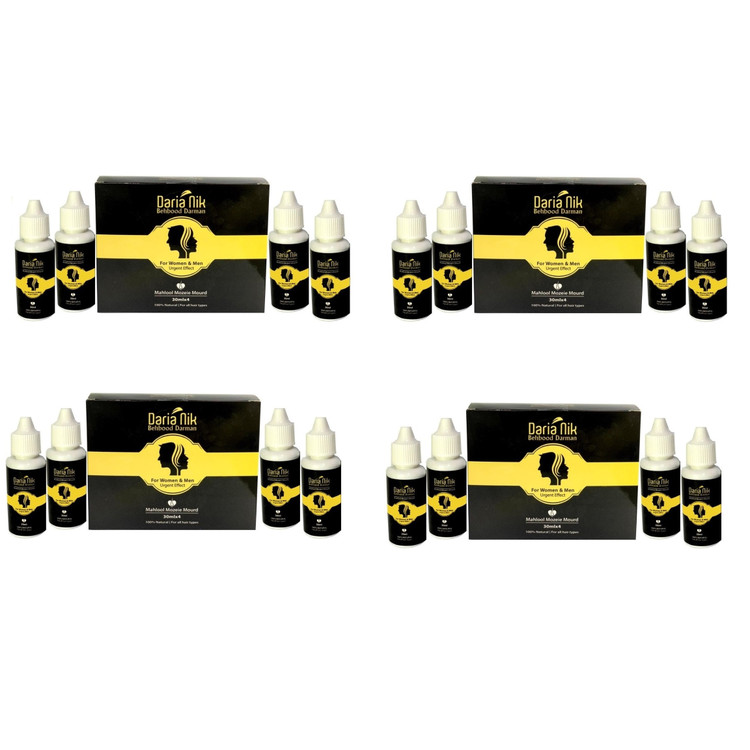 محلول ضد ریزش و رفع سفیدی مو و ابرو بهبود درمان داریا نیک مدل Mourd حجم 30 میلی لیتر مجموعه 4 عددی main 1 3