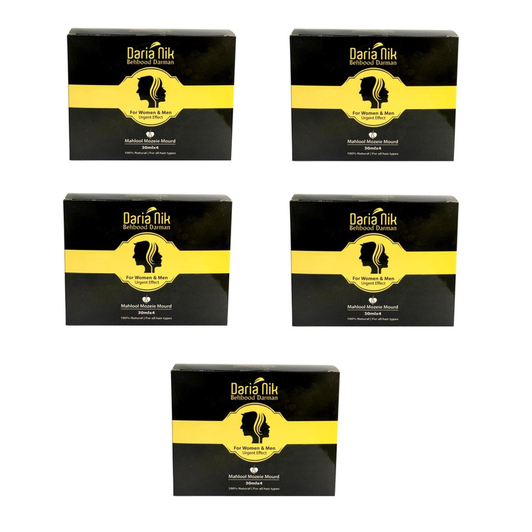 محلول ضدریزش و رفع سفیدی مو و ابرو بهبود درمان داریا نیک مدل Mourd حجم 30 میلی لیتر مجموعه 5 عددی main 1 1