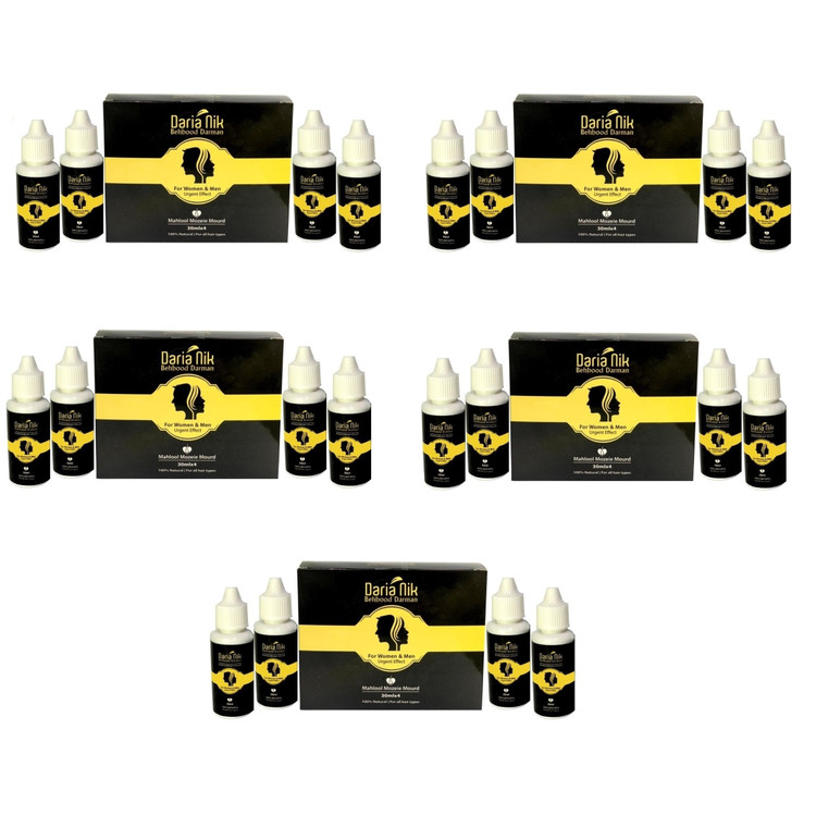 محلول ضدریزش و رفع سفیدی مو و ابرو بهبود درمان داریا نیک مدل Mourd حجم 30 میلی لیتر مجموعه 5 عددی main 1 3