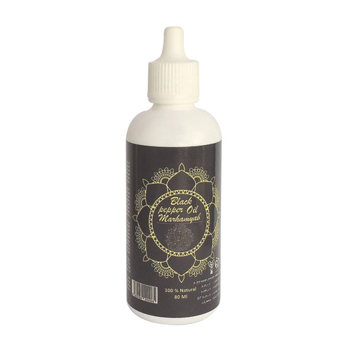 روغن تقویت کننده مو و ریش و سبیل مرهم یاب مدل فلفل سیاه حجم 80 میلی لیتر