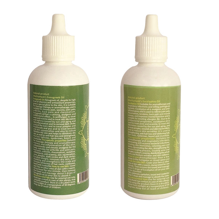 روغن تقویت کننده مو، مژه و ابرو مرهم یاب مدل شنبلیله و اکالیپتوس حجم 80 میلی لیتر مجموعه 2 عددی main 1 1