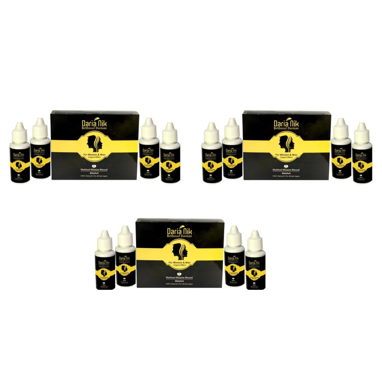 محلول ضدریزش و رفع سفیدی مو و ابرو بهبود درمان داریا نیک مدل Mourd حجم 30 میلی لیتر مجموعه 3 عددی main 1 2