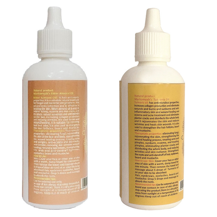 روغن تقویت کننده مو ، مژه و ابرو مرهم یاب مدل بره موم و بادام تلخ حجم 80 میلی لیتر مجموعه 2 عددی