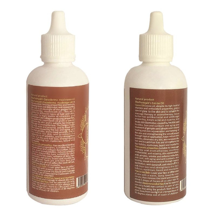روغن بدن مرهم یاب مدل کاکائو و قارچ گانودرما حجم 80 میلی لیتر مجموعه 2 عددی