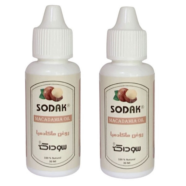 روغن صورت و بدن سوداک مدل ماکادمیا حجم 30 میلی لیتر مجموعه 2 عددی