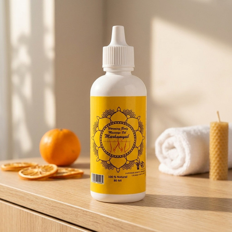 روغن ماساژ بدن مرهم یاب مدل W01 مناسب انواع پوست حجم 80 میلی لیتر